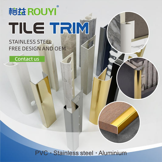 The Ultimate Guide to Tile Trims: PVC, Aluminum, and Stainless Steel Options