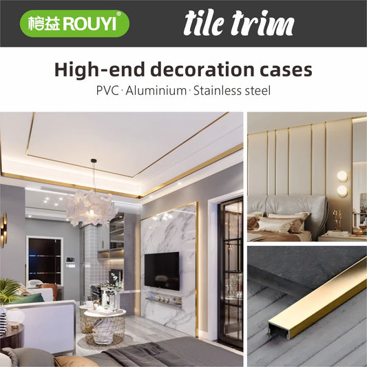 Transform Your Home with Durable PVC Tile Trim