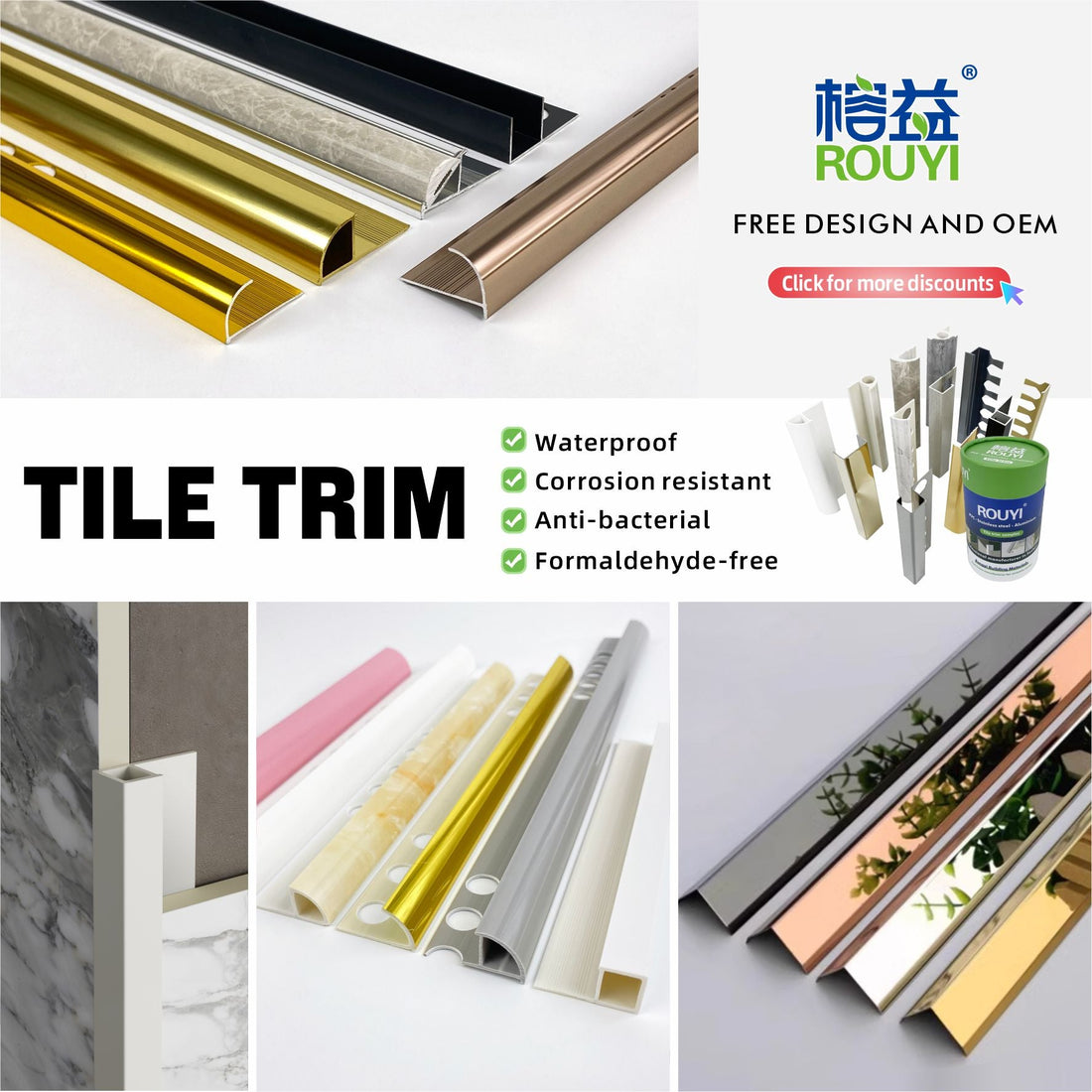 What makes our tile trims stand out?