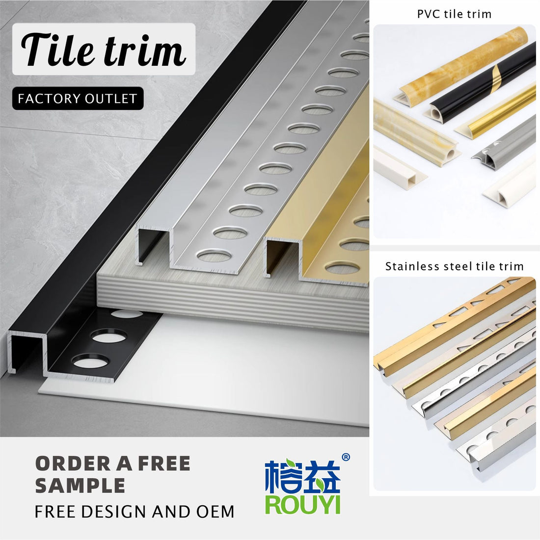 Why Choose PVC / Aluminum / Stainless Steel Trims?