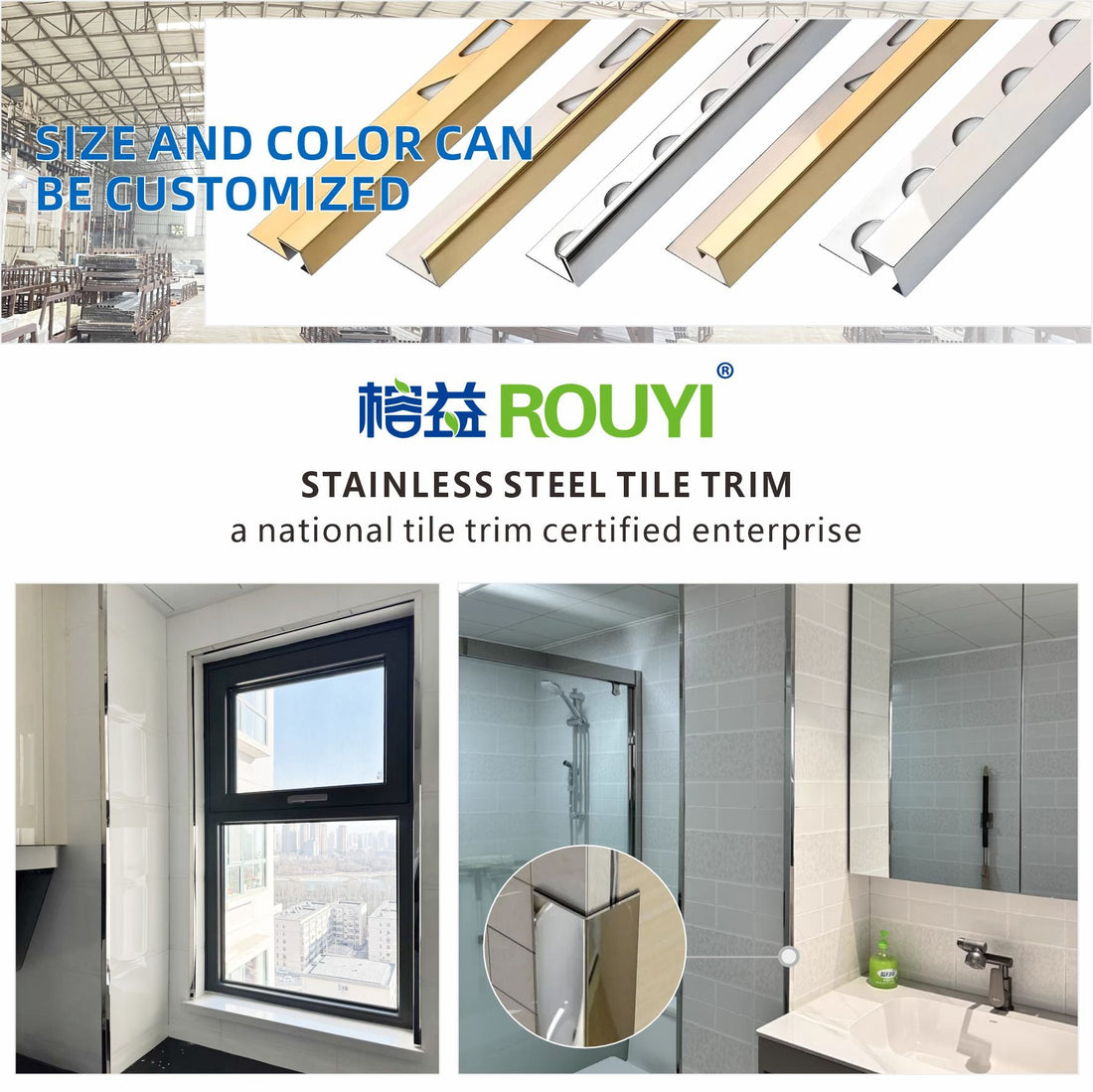 🚧 Boost Your Projects with Professional Tile Trims!