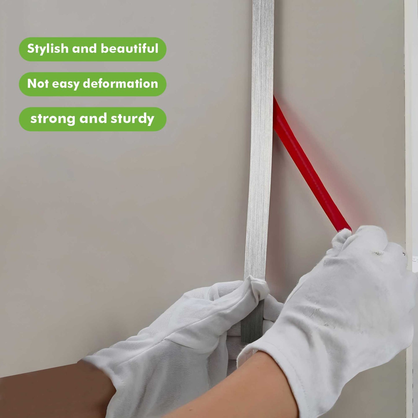 stainless steel flat decorative(silver)