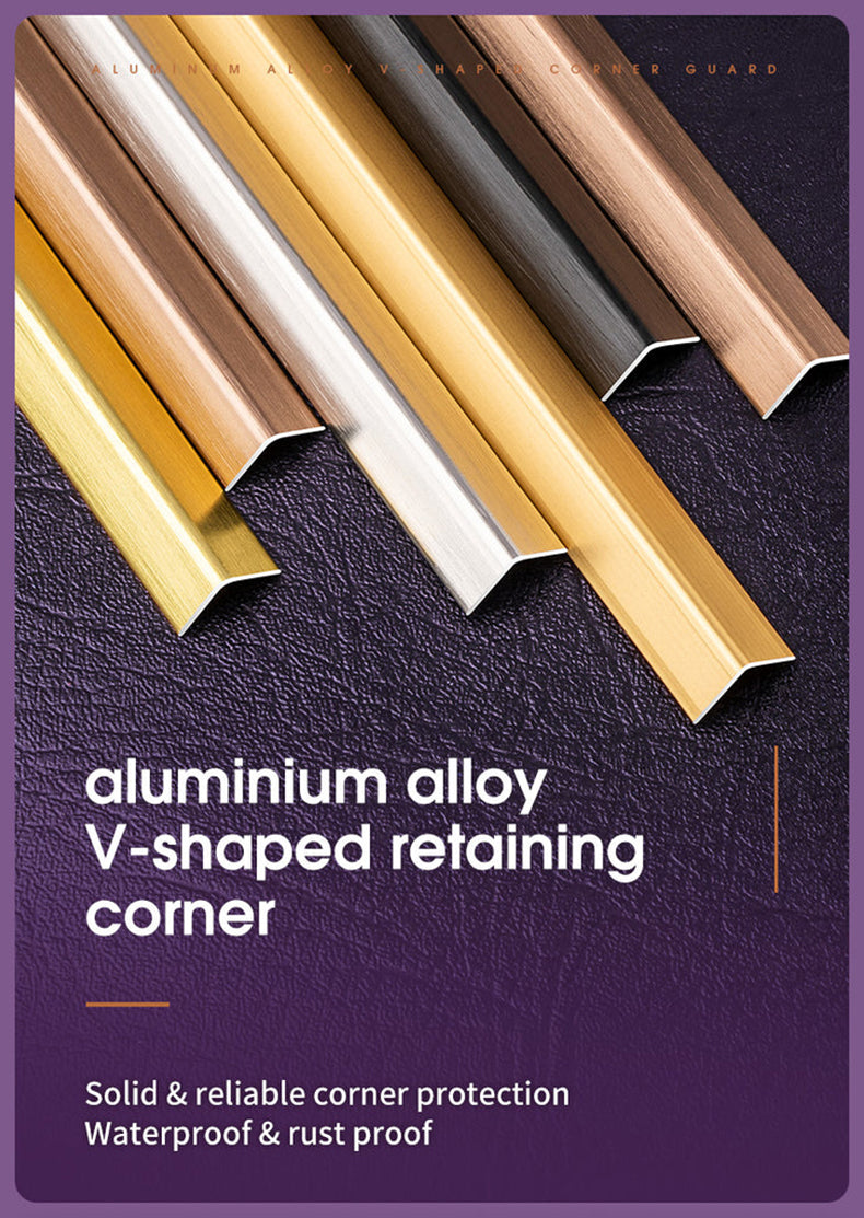 Алюминиевая декоративная планка (прямой угол)