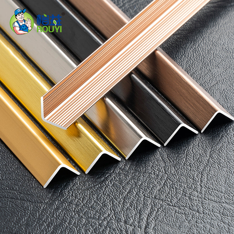 Алюминиевая декоративная планка (прямой угол)