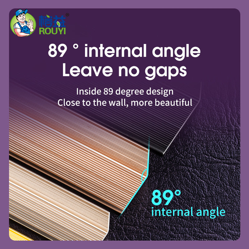 Алюминиевая декоративная планка (прямой угол)