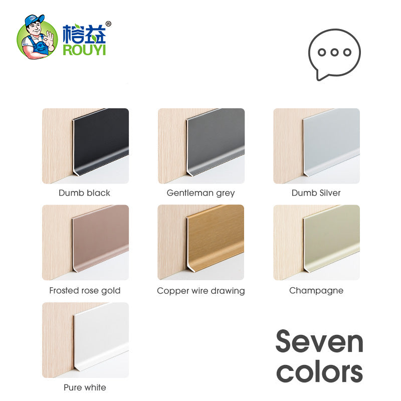 Aluminum trim trim strip-Skirting line (radian)