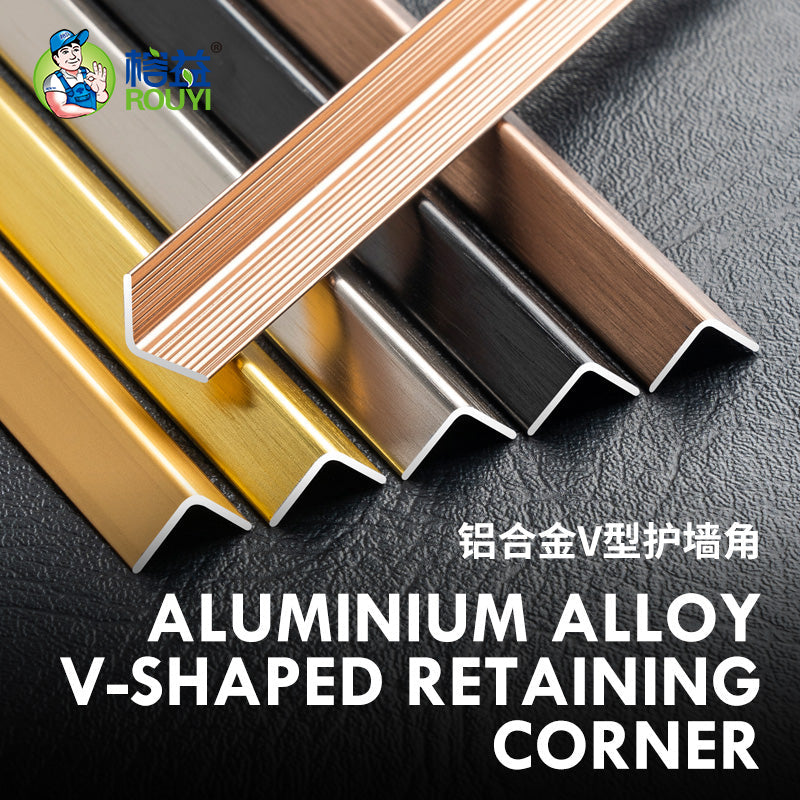 Алюминиевая декоративная планка (прямой угол)