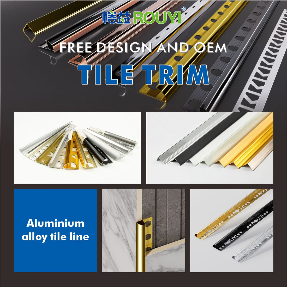 Transform Your Spaces with Our Premium Tile Trims