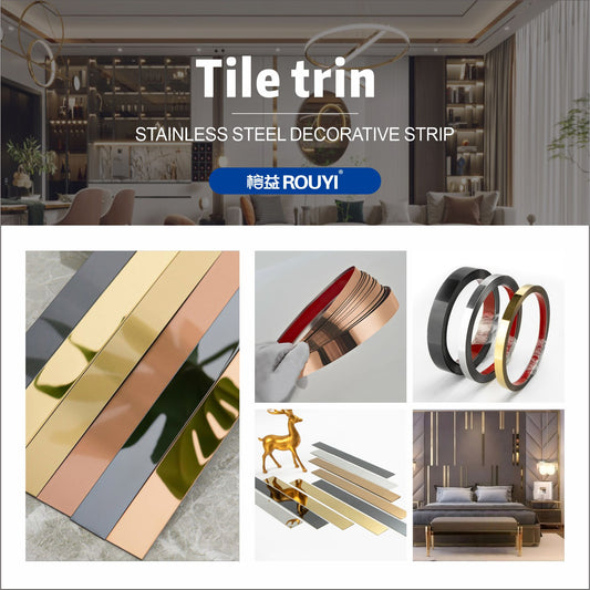 Upgrade Your Interiors in Minutes: Self-Adhesive Stainless Steel Flat Trim