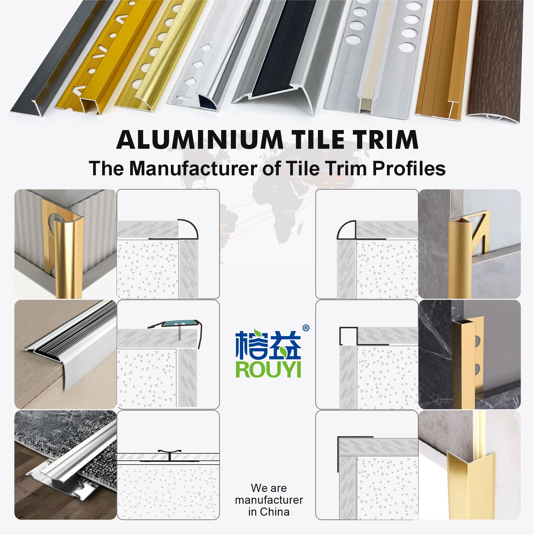 tile trim factory