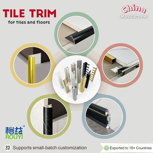 Tile Trim in Kitchens and Bathrooms: Aesthetic and Functional Solutions for Every Space