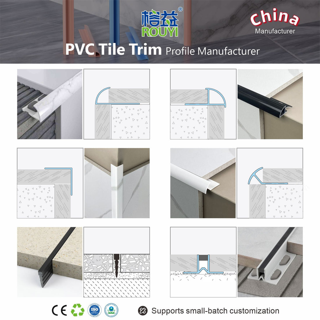 PVC Tile Trim: The Perfect Solution for a Variety of Interior Spaces