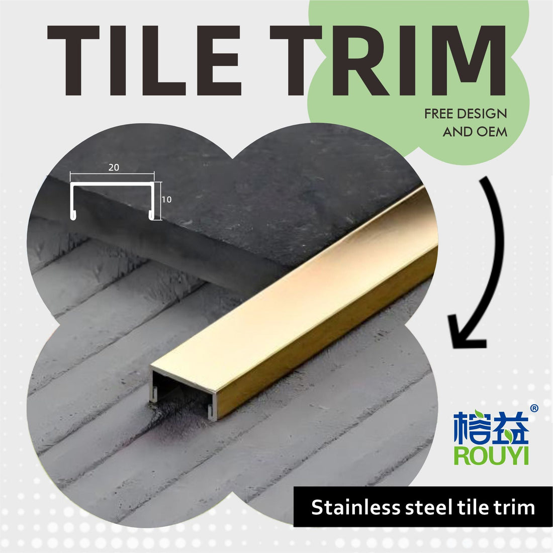 The Best Tile Trim for Large-Scale Projects