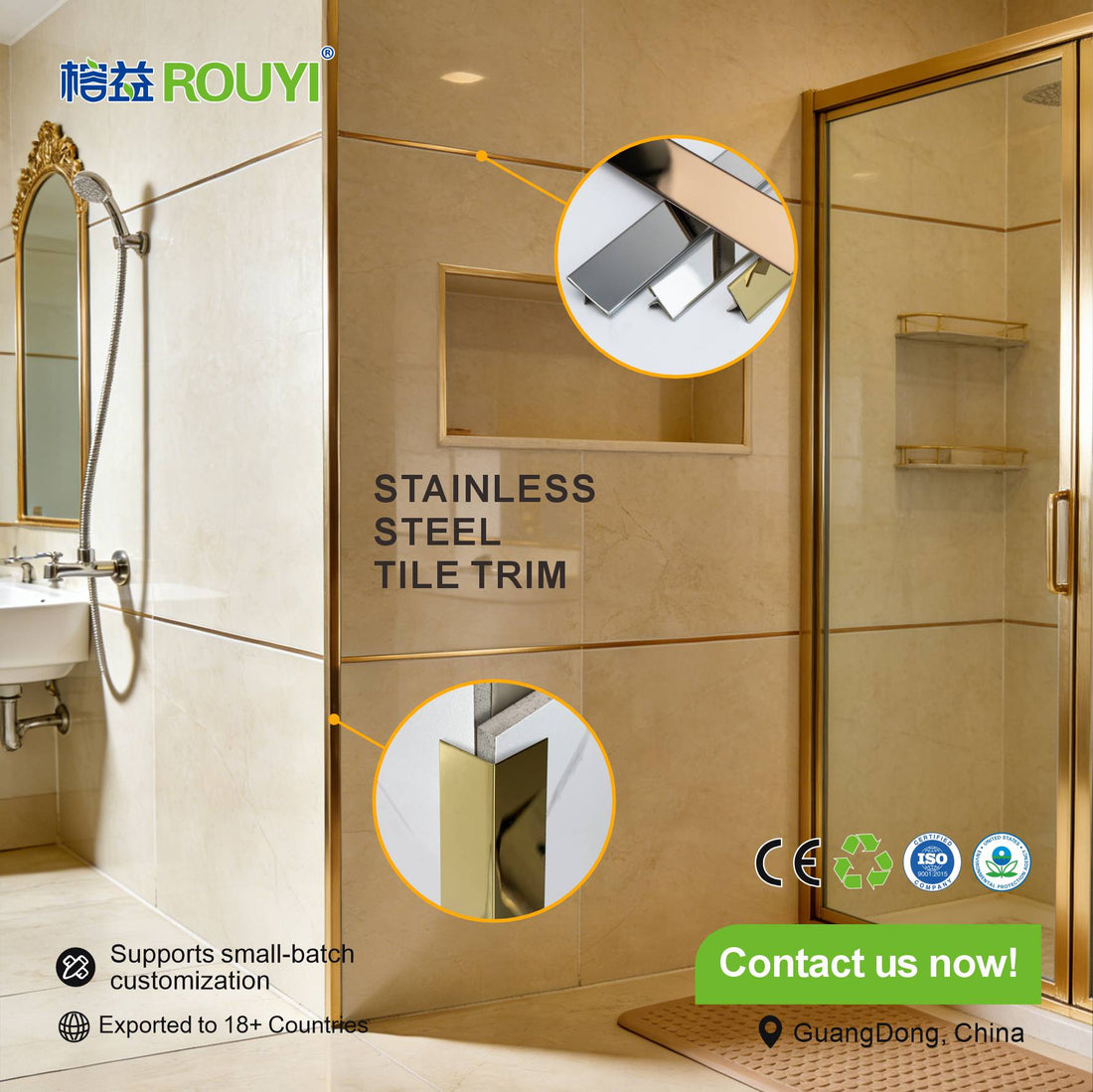  Stainless Steel Tile Trim