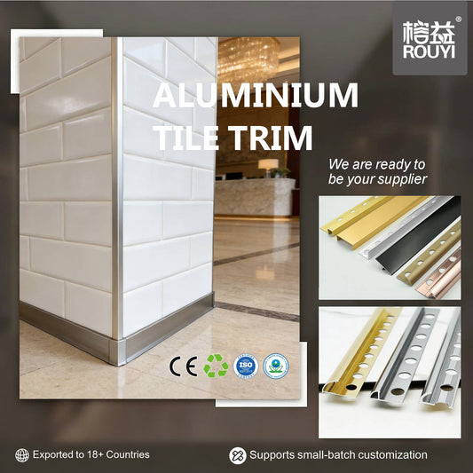 Aluminum tile trims