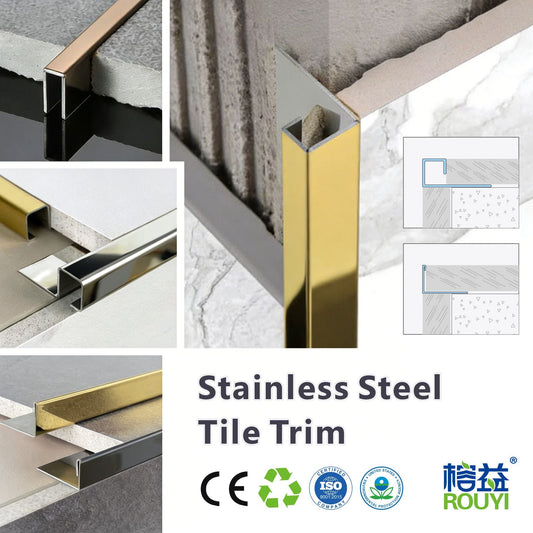 Stainless Steel Tile Trim: Functions, Types, and Applications