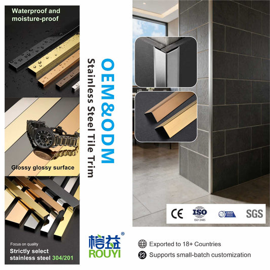 stainless steel tile trim