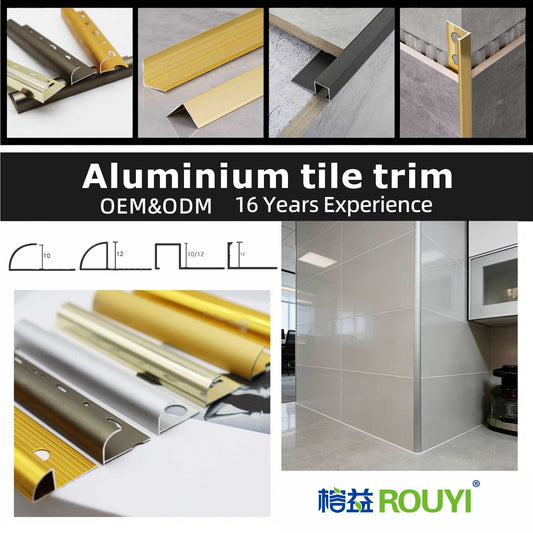 tile edge trim aluminum