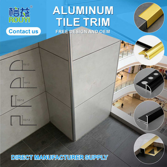 aluminum tile trim
