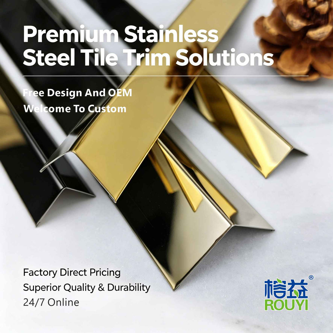 Stainless Steel Tile Trim
