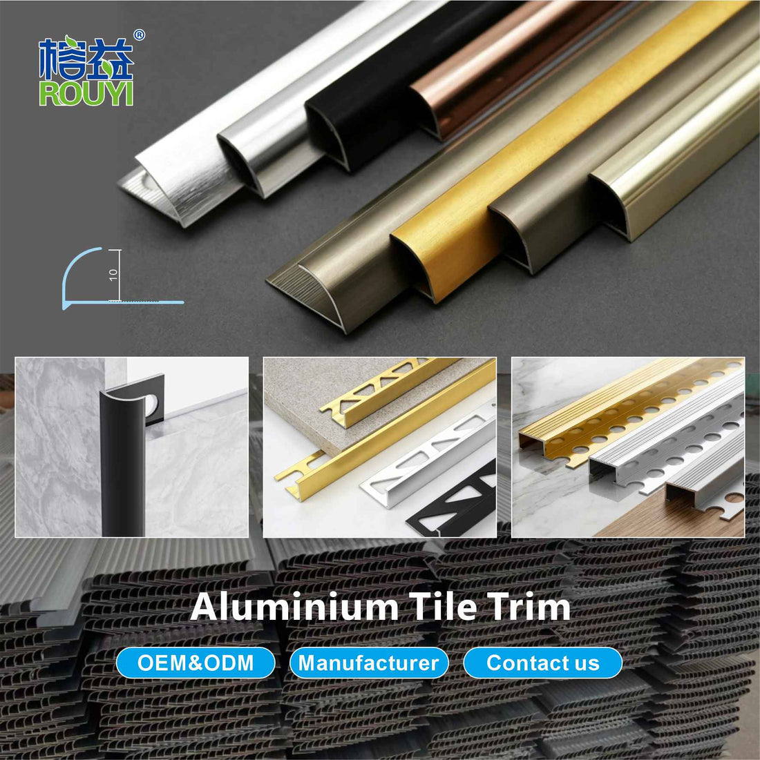 Aluminum Tile Trim: A Durable and Stylish Solution for Modern Tile Finishing Projects