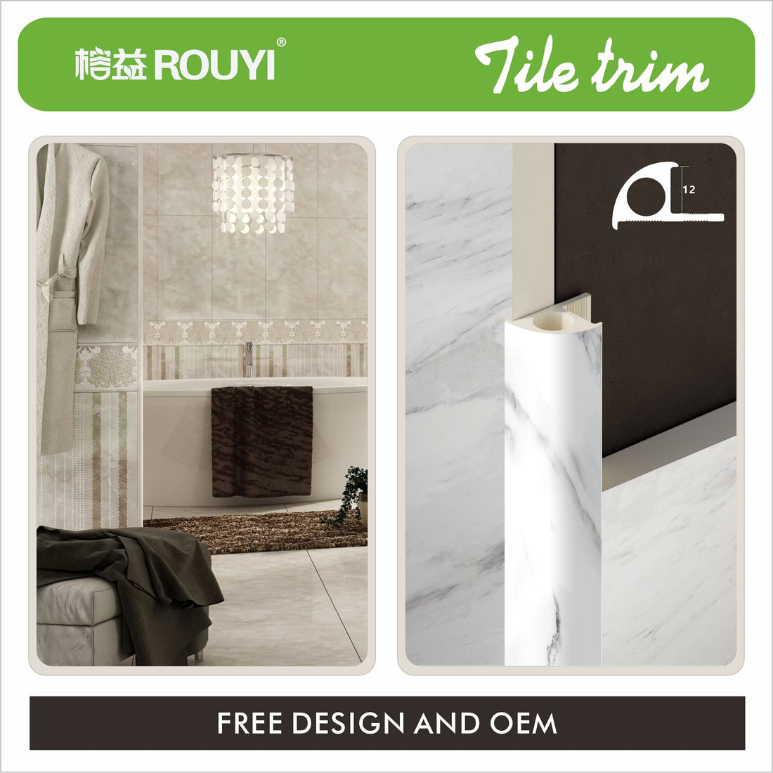 Elevate Your Design: 10 Premium Tile Trims to Transform Your Space