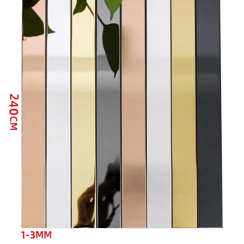 stainless steel flat decorative