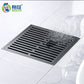 RY Brass Floor Drain Stripe Anti-Odor Drain Valve Cover Shower Trap Drains Kitchen Bathroom Laundry Room Bathroom Accessories